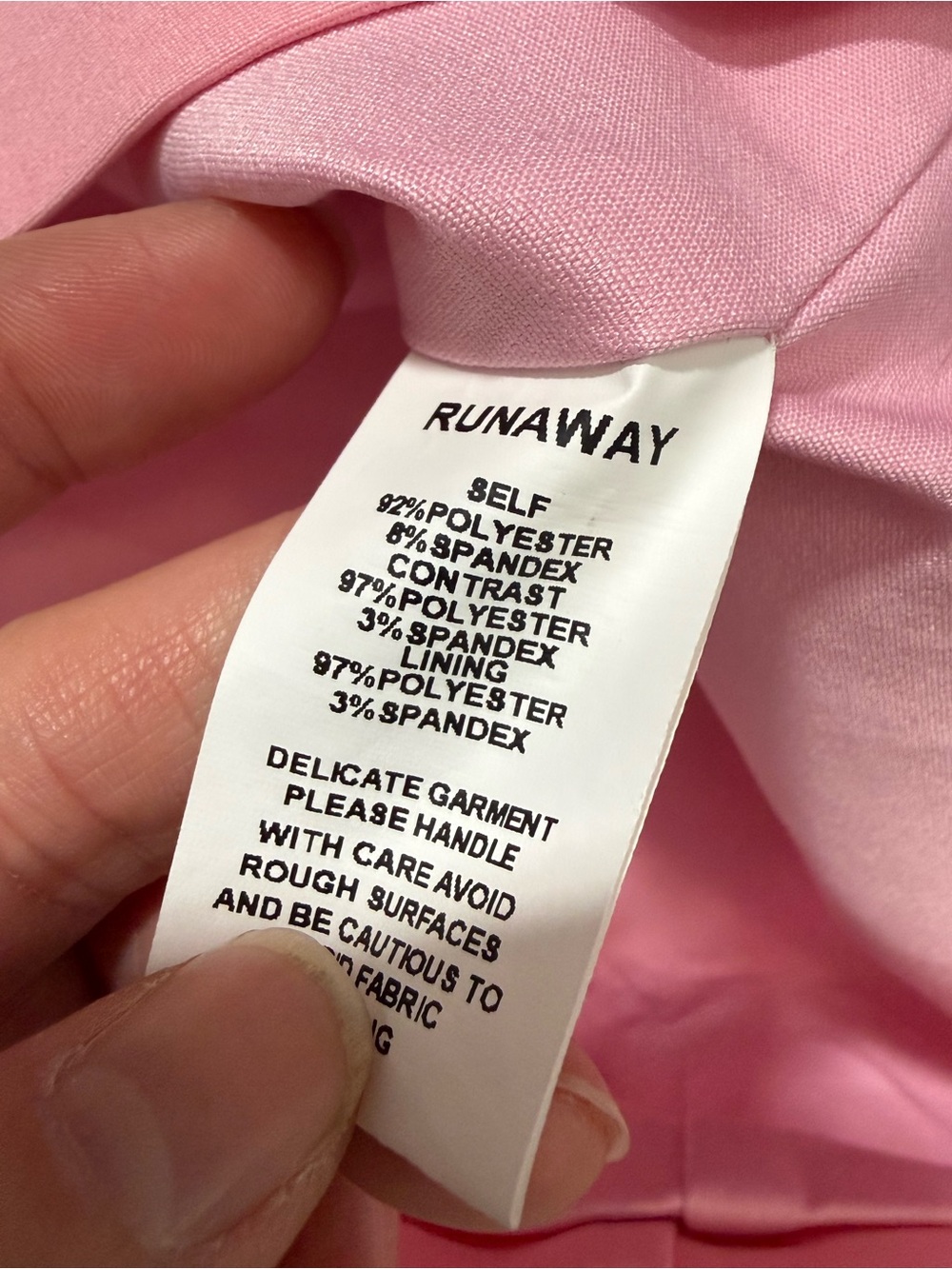 Runaway The Label Ebony Mini Dress Pink Barbiecore Sweetheart A-Line Party NWT - Picture 6 of 7